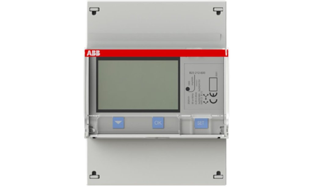 Compteur électrique triphasé ABB - B23 - raccordement direct 65A