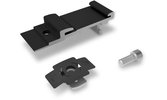 K2 InsertionRail 2.0 Kit CrossConnector-T, anodisé noir