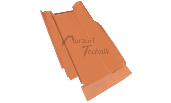 Marzari Pannello metallico per tetto tipo Grande 280 rosso