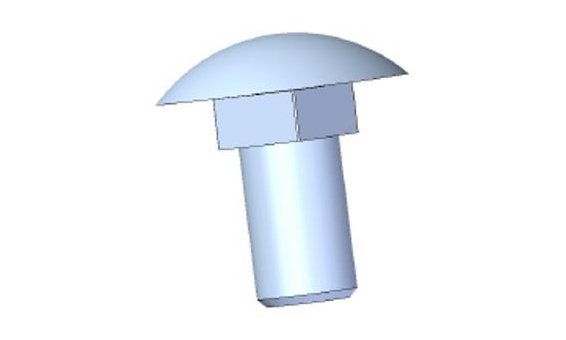 novotegra Vite a testa tonda DIN 603-M12x25 A2 quadro elevato (unità di vendita 50)