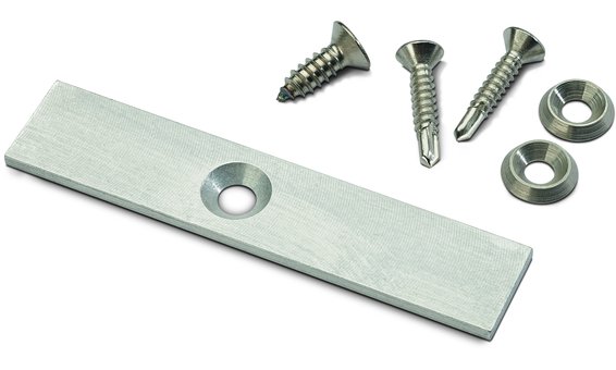 novotegra Adapterblech-Set 96x20x3mm (VPE50)