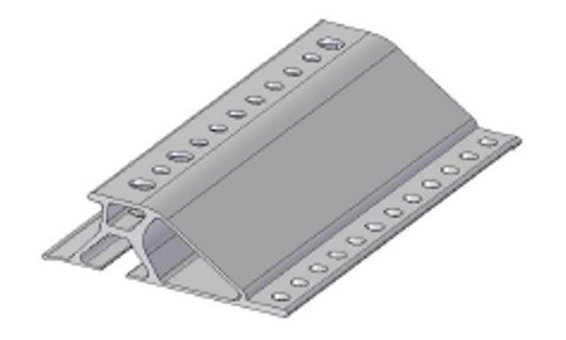 novotegra Plaque de crochet de toit GP 40 L=245 mm (25 UE)