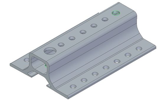 novotegra Profilo di base M10 M12 D6.2 30 x 120 (VPE 50)