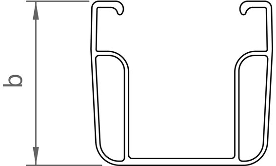 novotegra Kopplungsprofil C47 385mm
