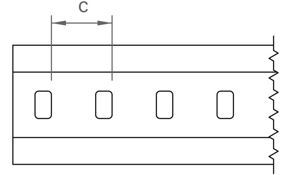 novotegra Schienenverbinder C-Schiene