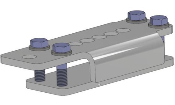 Repapress Set - coppia piastra di fissaggio superiore/inferiore Sunline