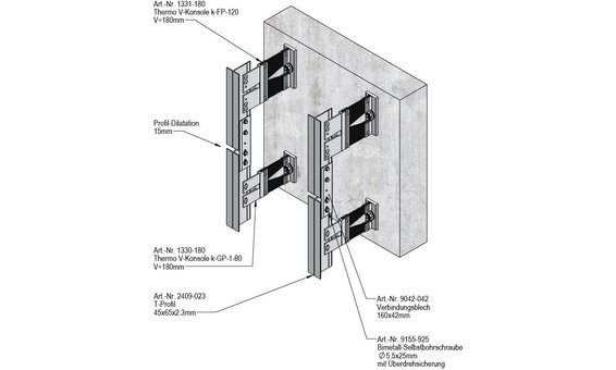 Ecolite PV-Système de façade BR-GH-L-NB