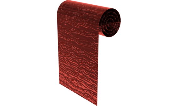 Solrif Abschlussschürze 450 mm, rot