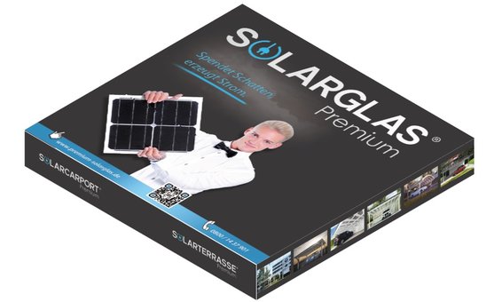 Solarglas boîtier d'échantillons avec petit échantillon/livre photo