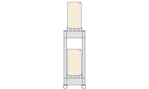 Hoppecke Telaio piano 2E1R180