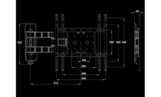 Multibrackets Wandhalterung 4234