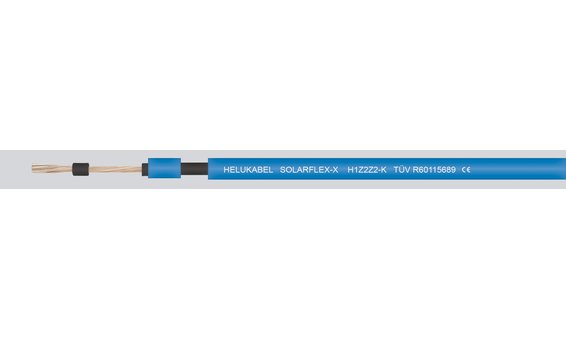 Helukabel Solarflex 4mm² 100 m bleu