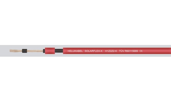 Helukabel Solarflex 4mm² 100 m rouge