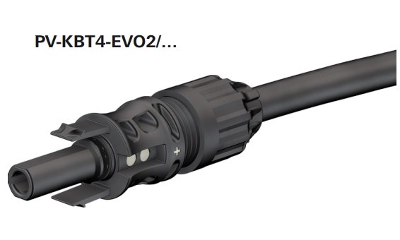 Stäubli MC4-Evo2 PV-KBT4-EVO 2/6I-UR VPE 20
