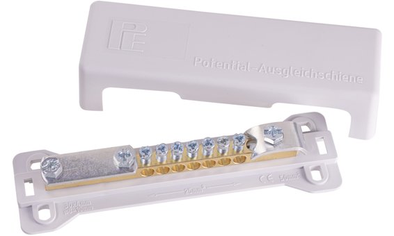 TARU rail d'équilibrage de potentiel avec 9 raccordements