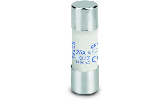 Fusible 10x38 25 A 1 000 VDC gPV