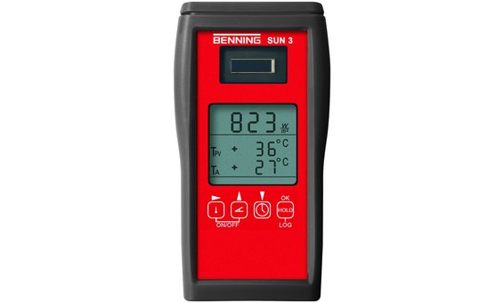Benning SUN 3 Misuratore temperatura e irraggiamento