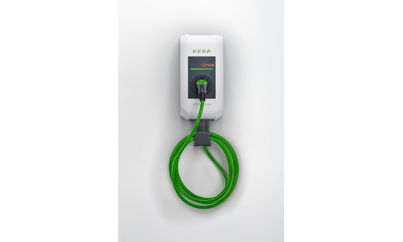 Keba a-series EN Type2 3p 6m Cable 22kW-RFID - GREEN EDITION