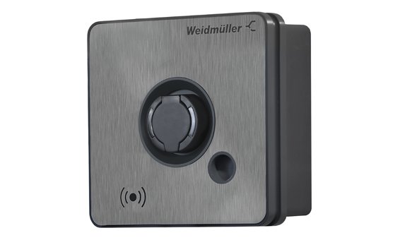 Weidmüller Station de recharge 22 kW Business prise femelle de type 2 RFID/NFC DI