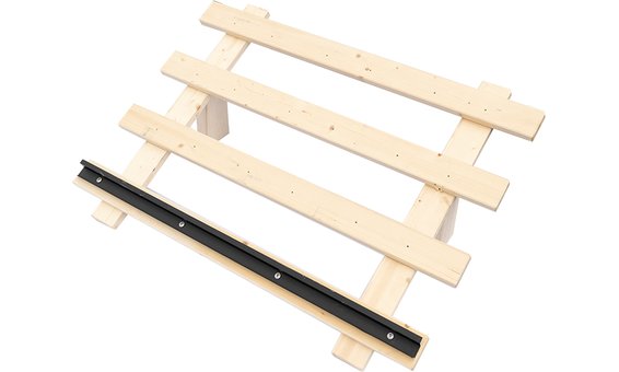 Arres Modèle de toit sur grille en bois avec 9 panneaux