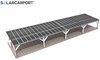 Solarglas Carport - Modell Holzausführung Designbl