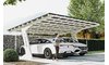 Solarglas Abri de voiture solaire alu/acier