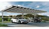 Solarglas Abri de voiture solaire alu/acier